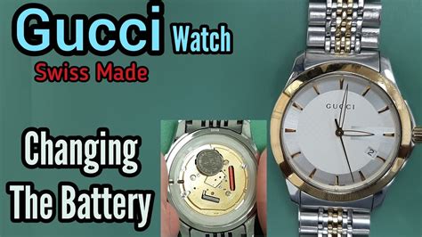 how to open a ladies gucci watch|battery replacement for Gucci watch.